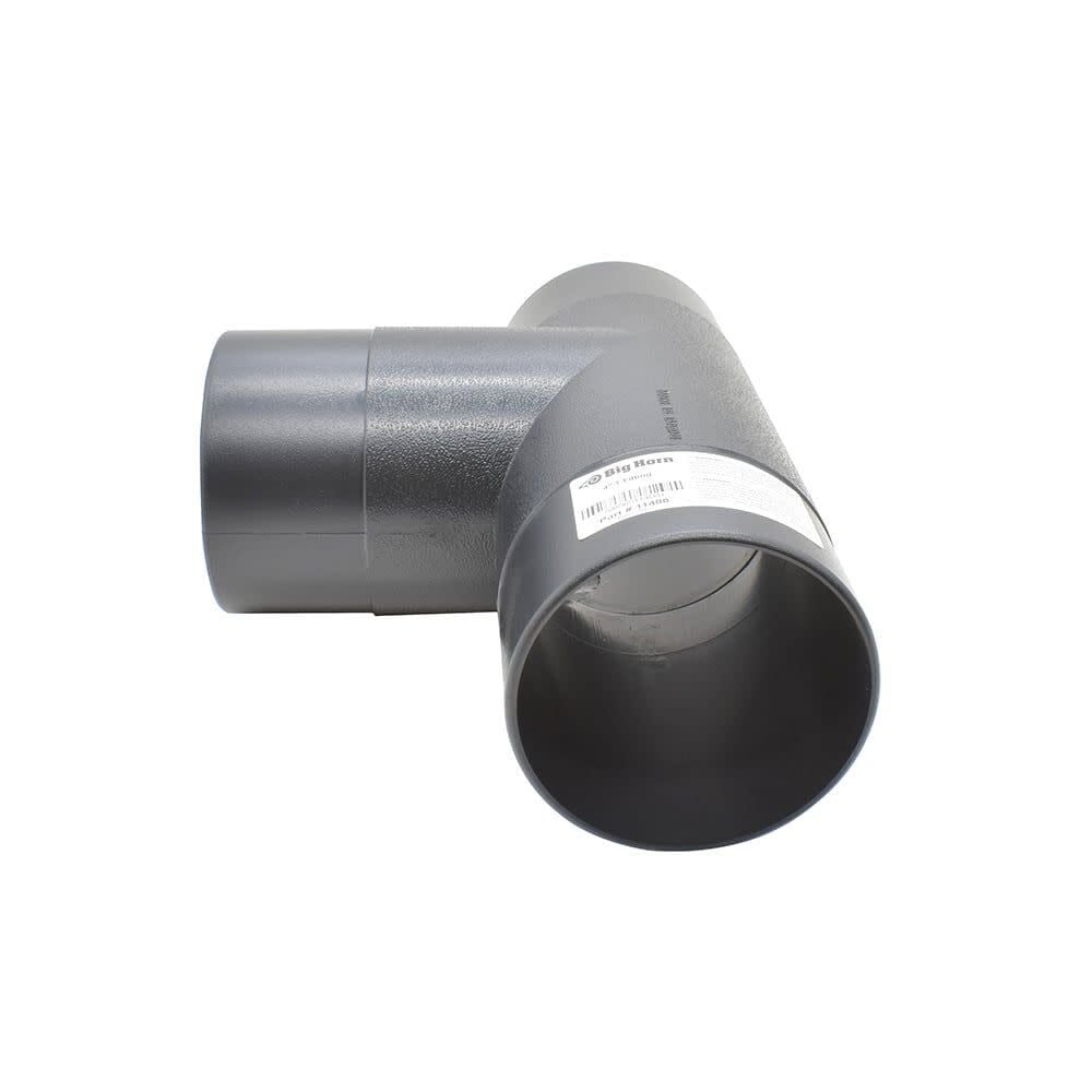 Big Horn 4 Inch ABS Plastic T Fitting For 4 Inch Hose, large image number 3