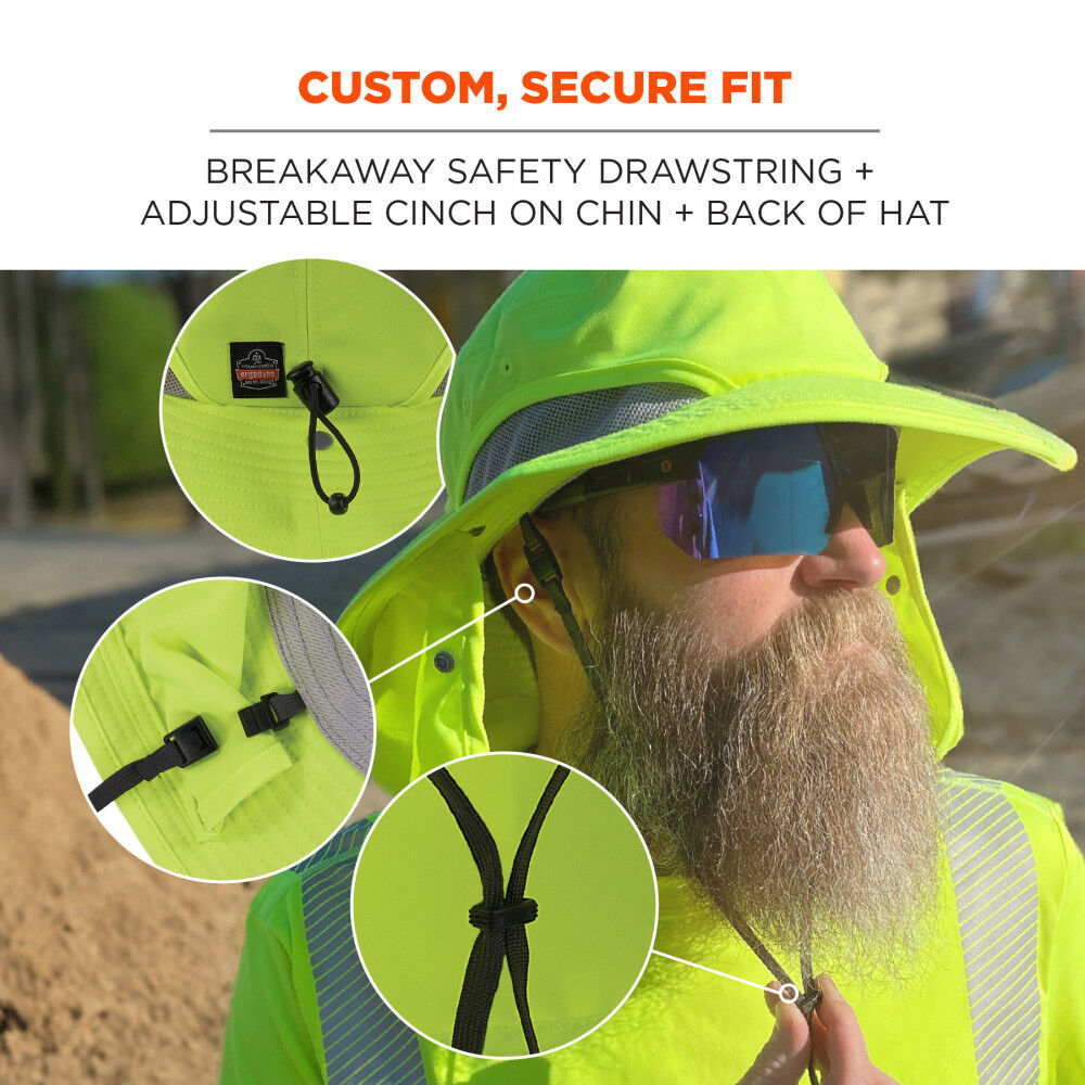 Ergodyne Ranger Hat with Neck Shade, large image number 6