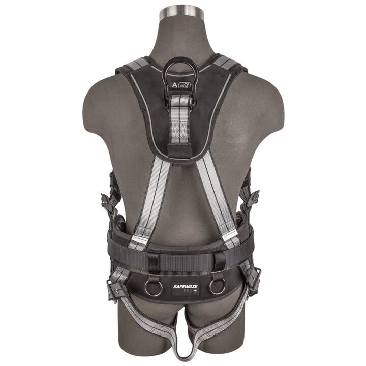 Safewaze PRO+ Slate Construction Harness: Alu 3D, Alu QC Chest, Alu FD, TB Legs, large image number 1