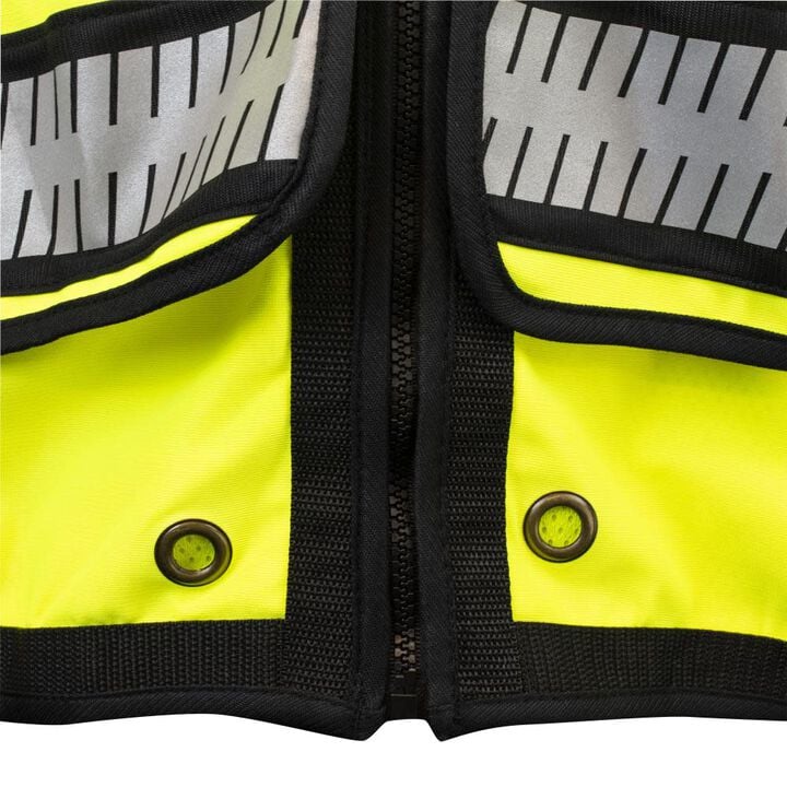 DEWALT Class 2 Heavy Duty Surveyor Vest, Hi-Vis, Medium, large image number 3
