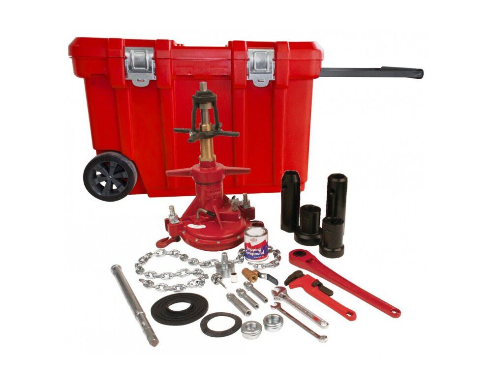 Reed Mfg 3/4 - 2 Inch Drill Combination Drilling/Tapping Machine, large image number 2