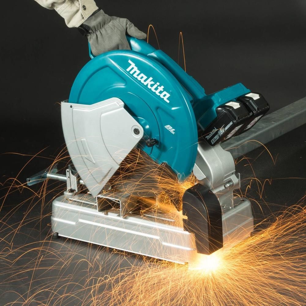 Makita Promotional 18V X2 LXT Lithium-Ion (36V) Brushless Cordless 14in Cut-Off Saw Kit (5.0Ah), large image number 4