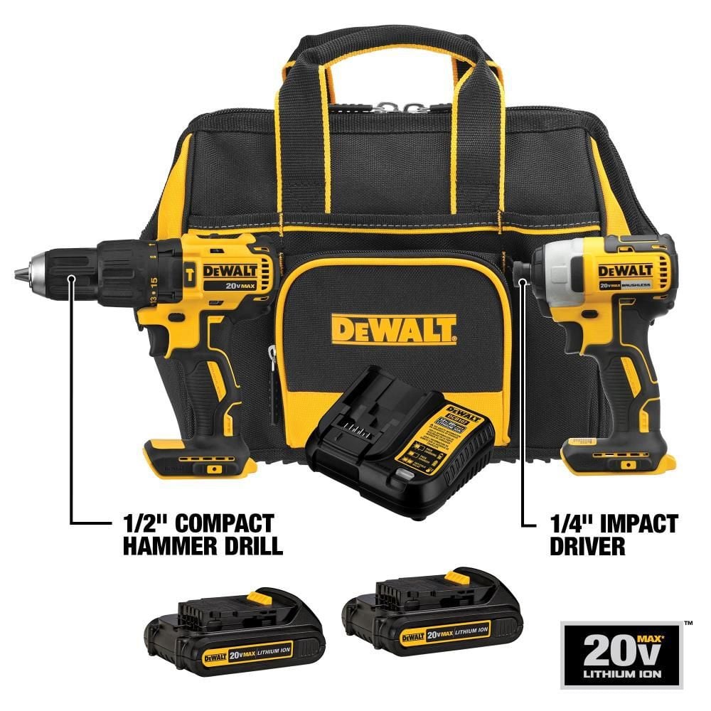 DEWALT 20V Brushless 2 Tool Combo Kit, large image number 8