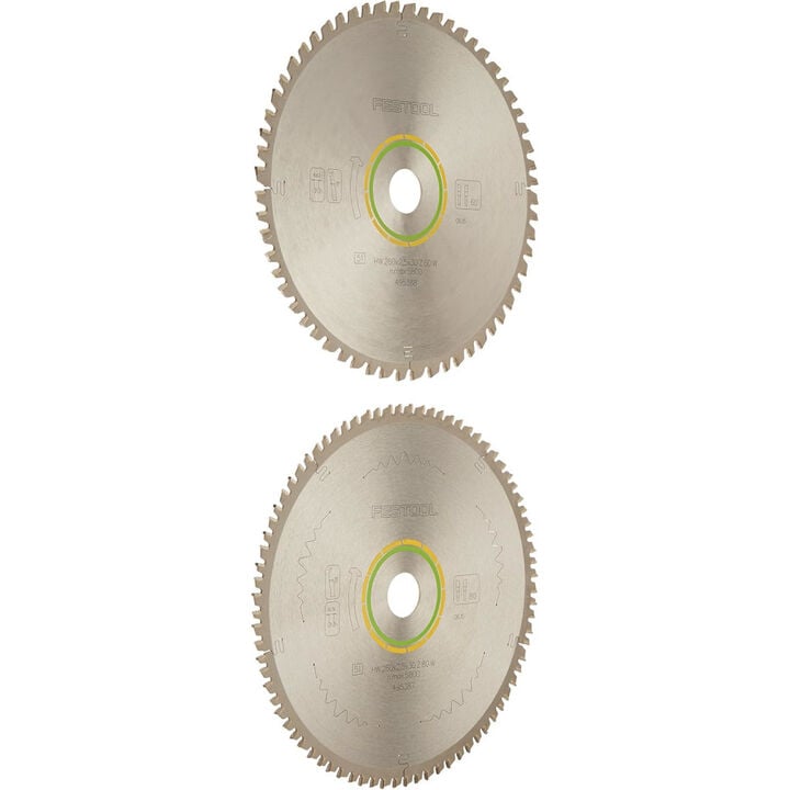 Festool HW 260 Universal Circular Saw Blade and Fine Tooth Kapex Circular Saw Blade, large image number 1