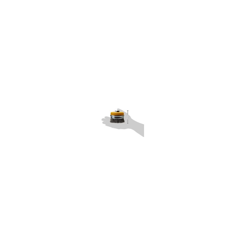 DEWALT 4 In. Knotted Cup Brush, large image number 2
