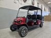 E-Z-GO Express S6 6-Seat Gas Golf Cart Inferno Red, small image number 2
