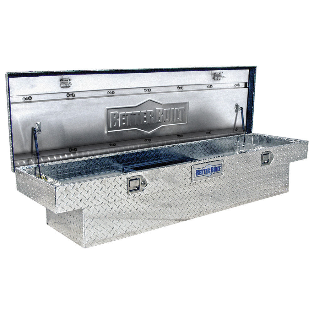 Better Built 71in Crown Saddle Truck Tool Box BRITE, large image number 2