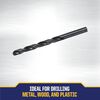 Irwin 5/16 in Drill Bit Black Oxide HSS Straight Shank, Jobber-Length, small image number 3