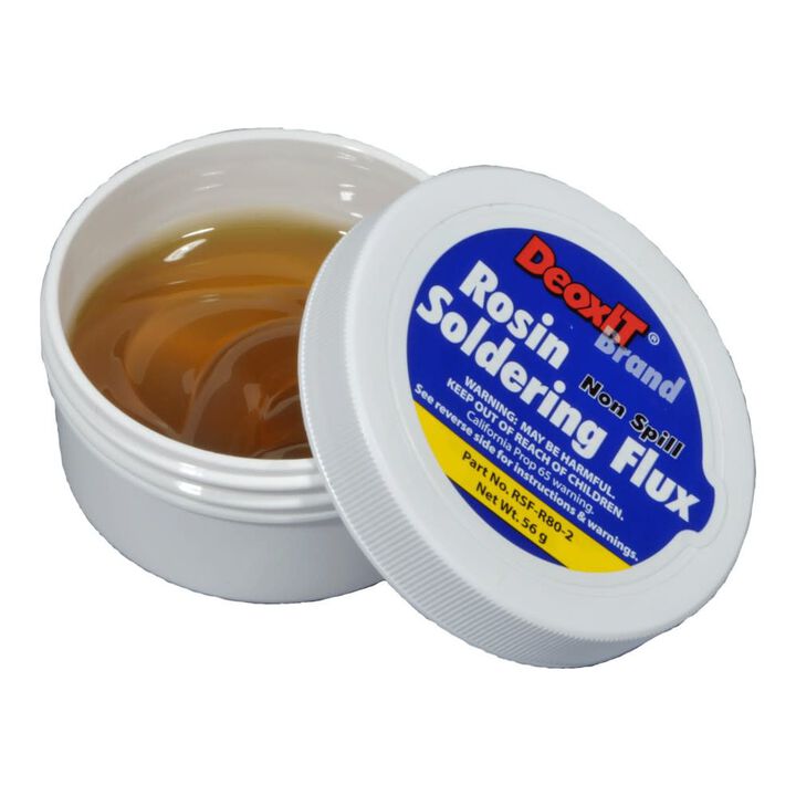 DeoxIT CAIG Rosin Soldering Flux, Type RSF-R80, 50 Gram Jar
