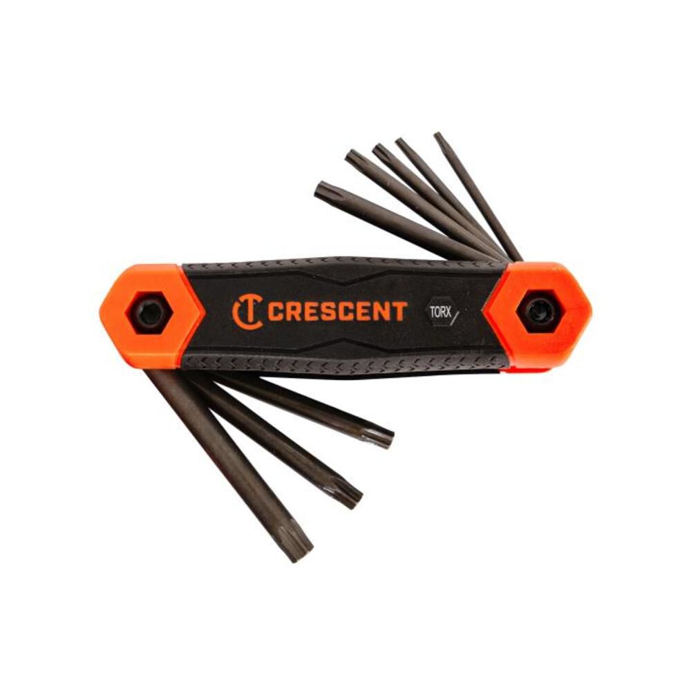 Crescent Hex Key Set 8 pc. Folding TORX, large image number 1