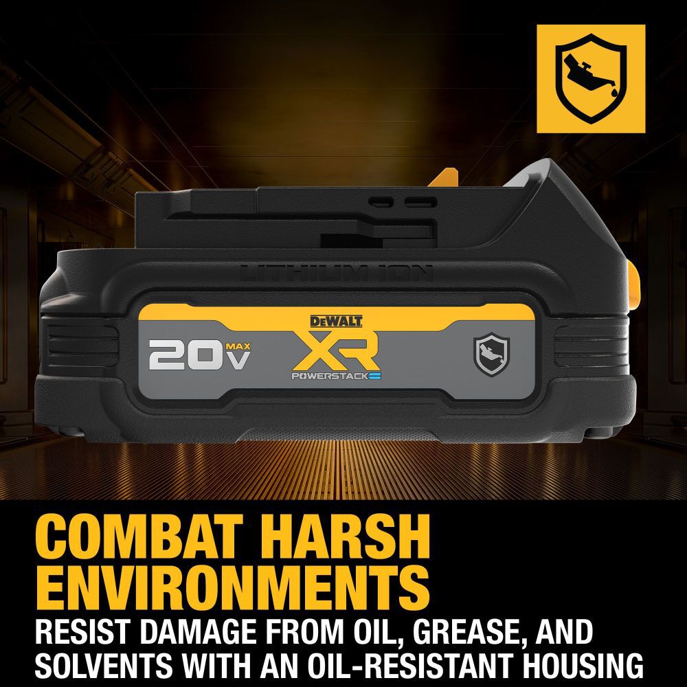 DEWALT 20V MAX XR POWERSTACK 20V 1.7Ah Lithium Ion Power Tool Battery Pack with Fuel Indicator, large image number 3