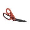 Crescent Wiss 10in Tradesman Shears Offset Left Hand Titanium Coated, small