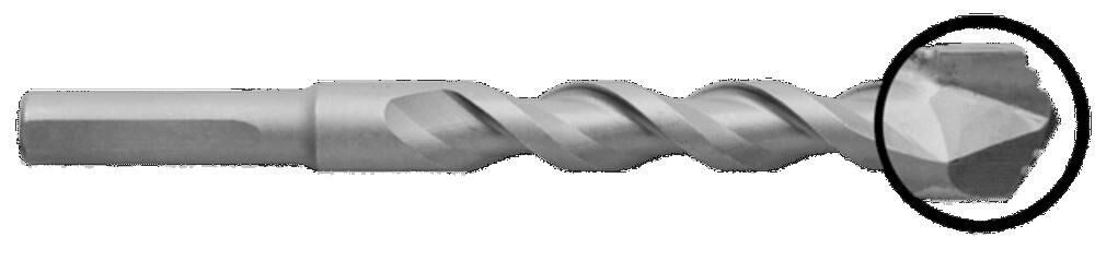 Relton 1/4 X 4 In. Groo-V Tip Multi-Purpose Masonry Bit, large image number 2