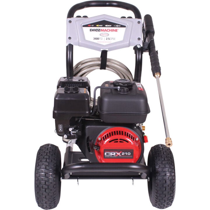 Simpson Clean Machine 3400 PSI 2-1/2 GPM Gas Powered Cold Water 49 State Residential Pressure Washer with 4 Quick Connect Nozzle Tips, large image number 5