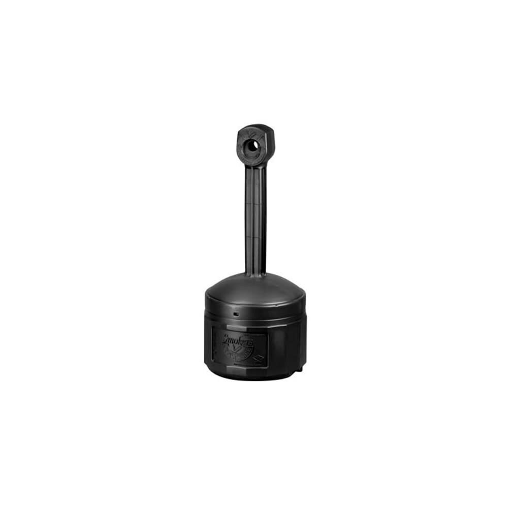 Justrite Deco Black 4 Gallon Plastic Outdoor Ashtray, large image number 2