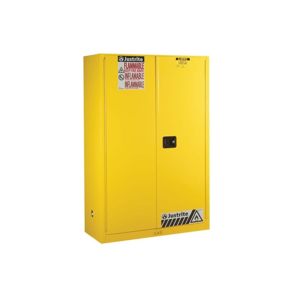 Justrite 45 Gallon Yellow Self Close Flammable Cabinet – 894520