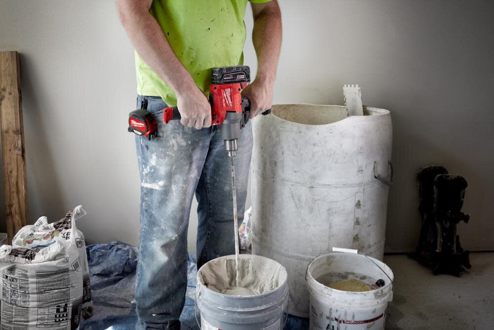 Milwaukee discount mortar mixer