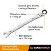 GEARWRENCH 11 Pc 120XP Universal Spline Sae XL Flex Combination Ratcheting Wrench Set, small image number 3