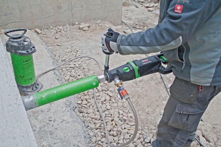 CS Unitec 120V 3-Speed Hand Held Wet/Dry Diamond Core Drill for Concrete with Anchor/Vacuum Stand & Pump Kit, large image number 7