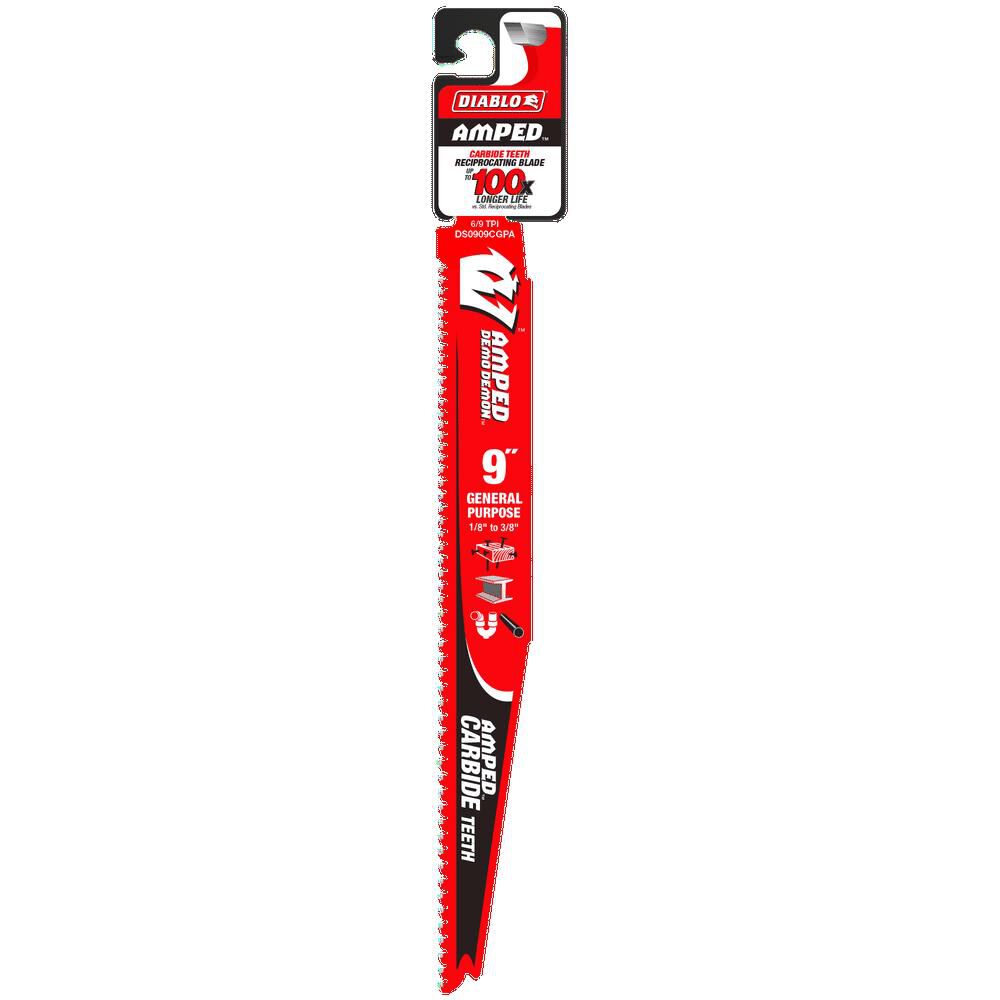 Diablo Tools 9 Inch 9 TPI General Purpose Carbide Reciprocating Saw Blade, large image number 5
