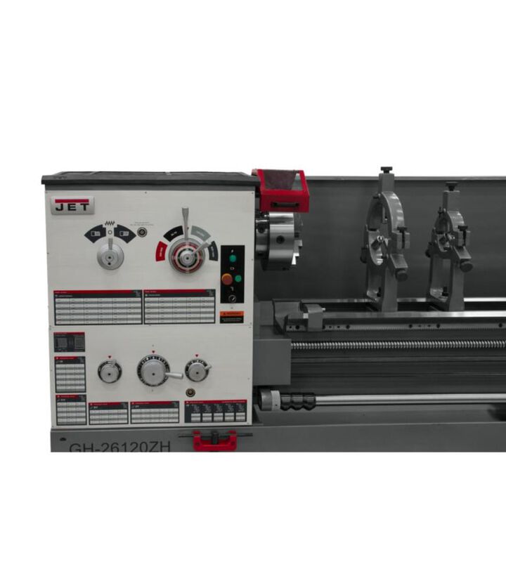 JET GH-26120ZH with ACU-RITE 303 DRO Metalworking Lathe, large image number 3
