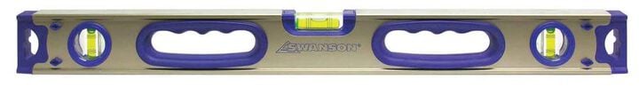 Swanson Tool 24 Inch Ibox Aluminum Level, Heavy Duty Series
