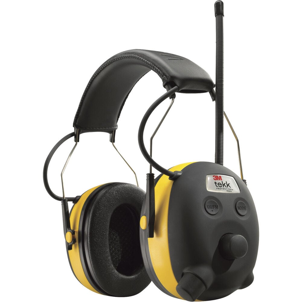 3M WorkTunes 90541 Soft Foam Wireless Earmuff Black & Yellow – 07837190541