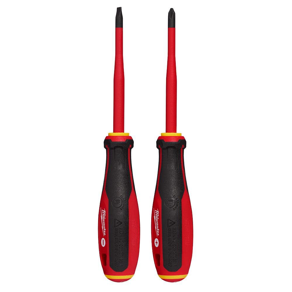 Milwaukee 1000V Insulated Slim Tip Screwdriver Set 2pc, large image number 4