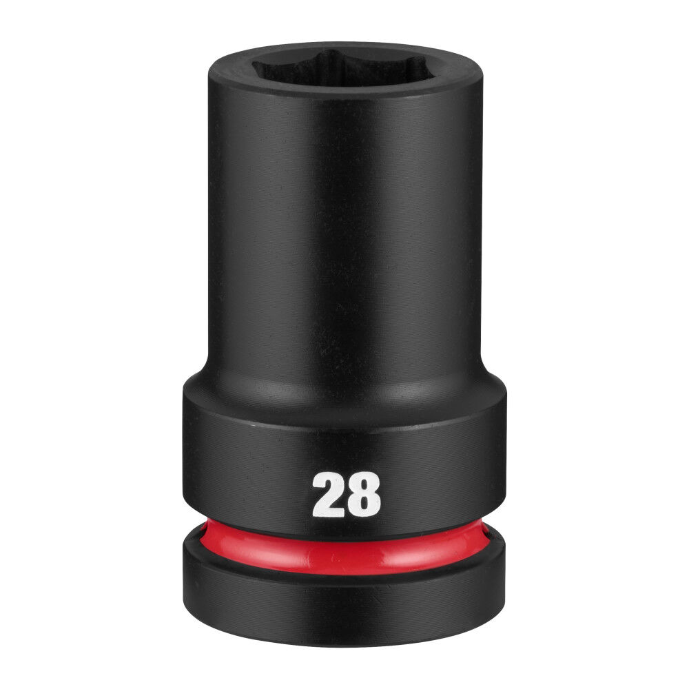 Milwaukee SHOCKWAVE Impact Duty 1 Inch Drive 28mm Deep 6 Point Socket - 49-66-6622