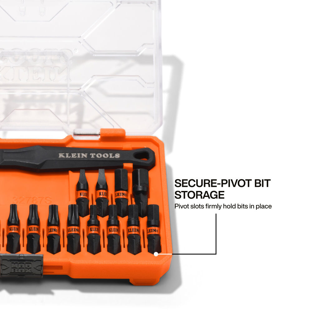 Klein Tools Proflex Micro Ratchet Impact-Rated Bit Set, 20 Pieces, large image number 7
