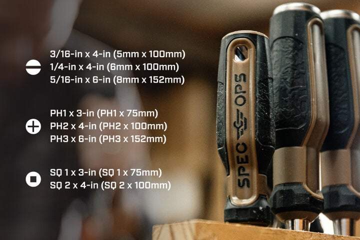 Spec Ops Screwdriver Set, 8 Piece, large image number 1