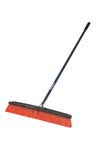 Seymour S400 24in Medium Bristle Jobsite Push Broom - Orange, small image number 2