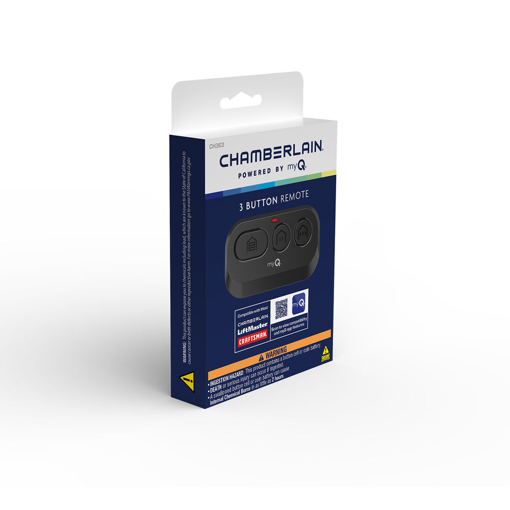 Chamberlain myQ 3-Button Visor Garage Door Remote, large image number 8