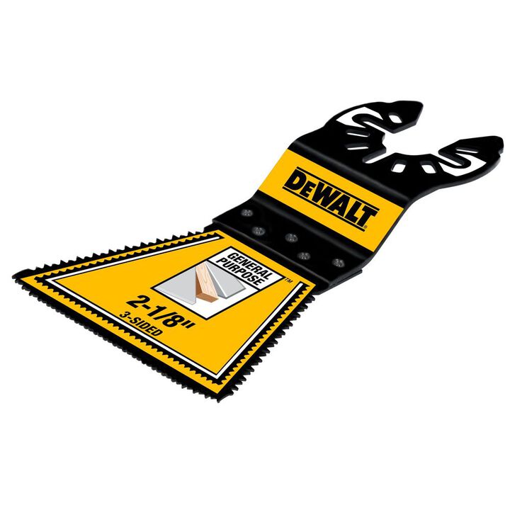 DEWALT 2 1/8 Inch General Purpose 3-Sided Oscillating Blade 1 Pack, large image number 7