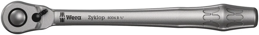 Wera Tools 8004 B Zyklop Metal Ratchet W/ Switch Lever & 3/8in Drive, large image number 1