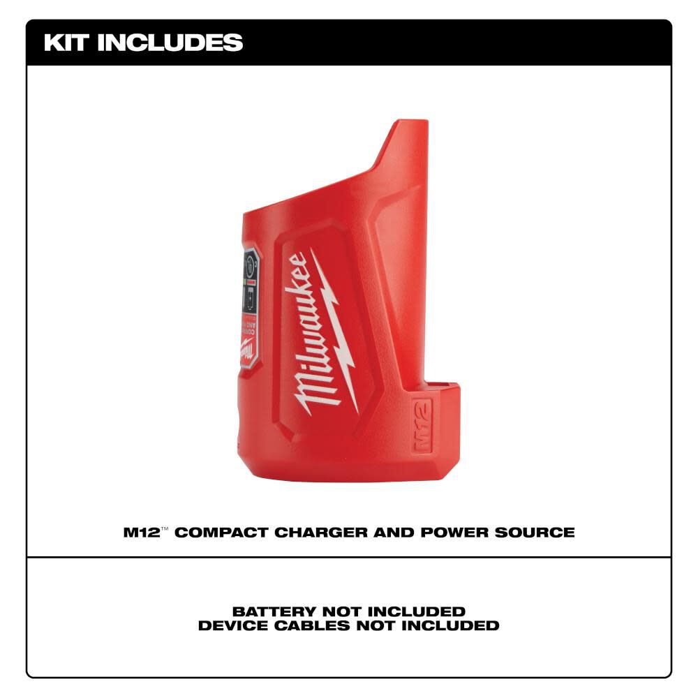 Milwaukee M12 Charger and Portable Power Source 48 59 1201 Acme