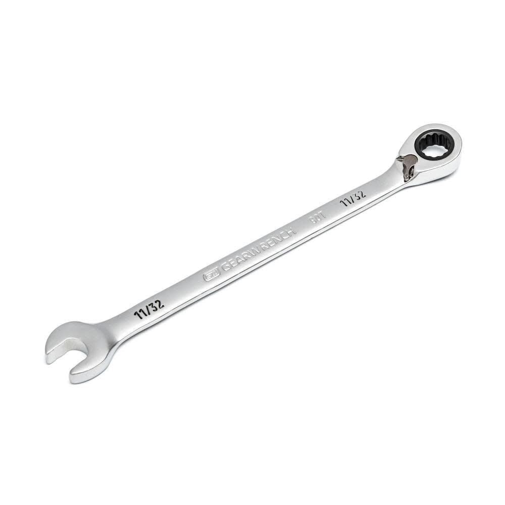GEARWRENCH 11/32 Inch 90-Tooth 12 Point Reversible Ratcheting Wrench, large image number 4