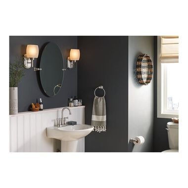 Moen Banbury Toilet Paper Holder Brushed Nickel Pivoting, large image number 1