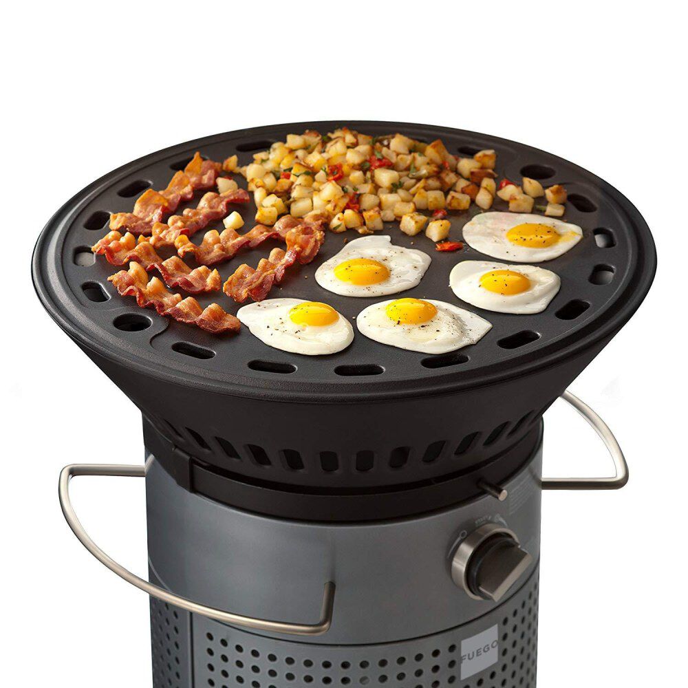 Fuego Professional Porcelain Enamel Cast Iron Griddle Plate 415 Sq In., large image number 3