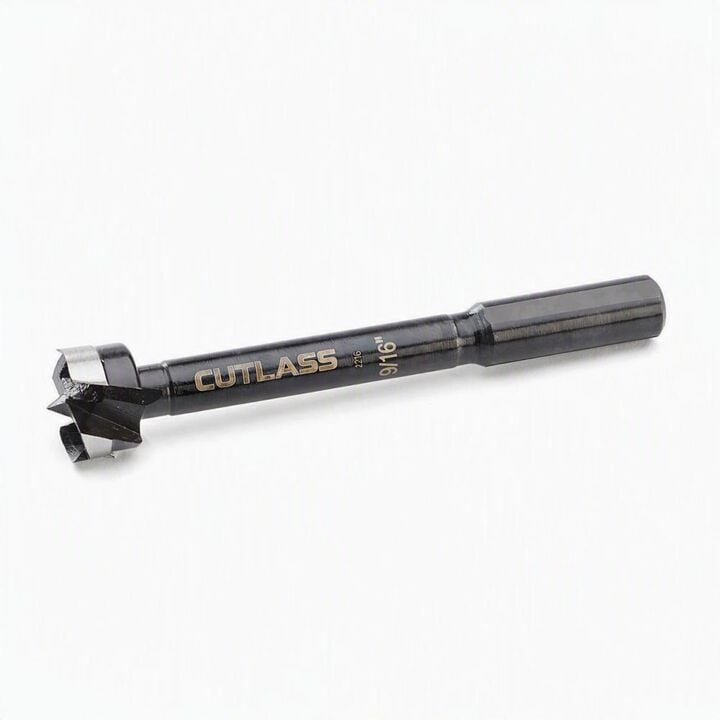 Commander Tool BLACK SHARK Pro Forstner Bit Cutlass 9/16 Inch Forged Steel