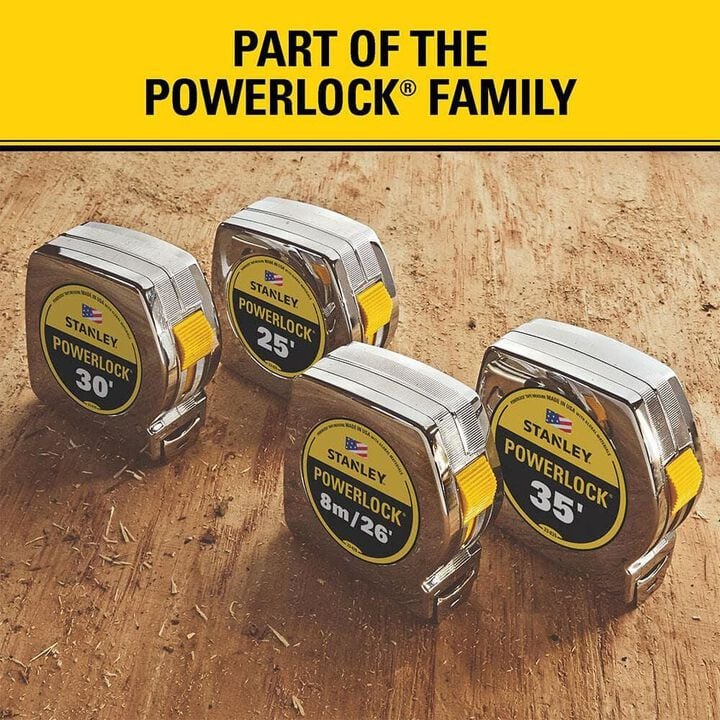 Stanley 30 ft. x 1 in. PowerLock Classic Tape Measure, large image number 2