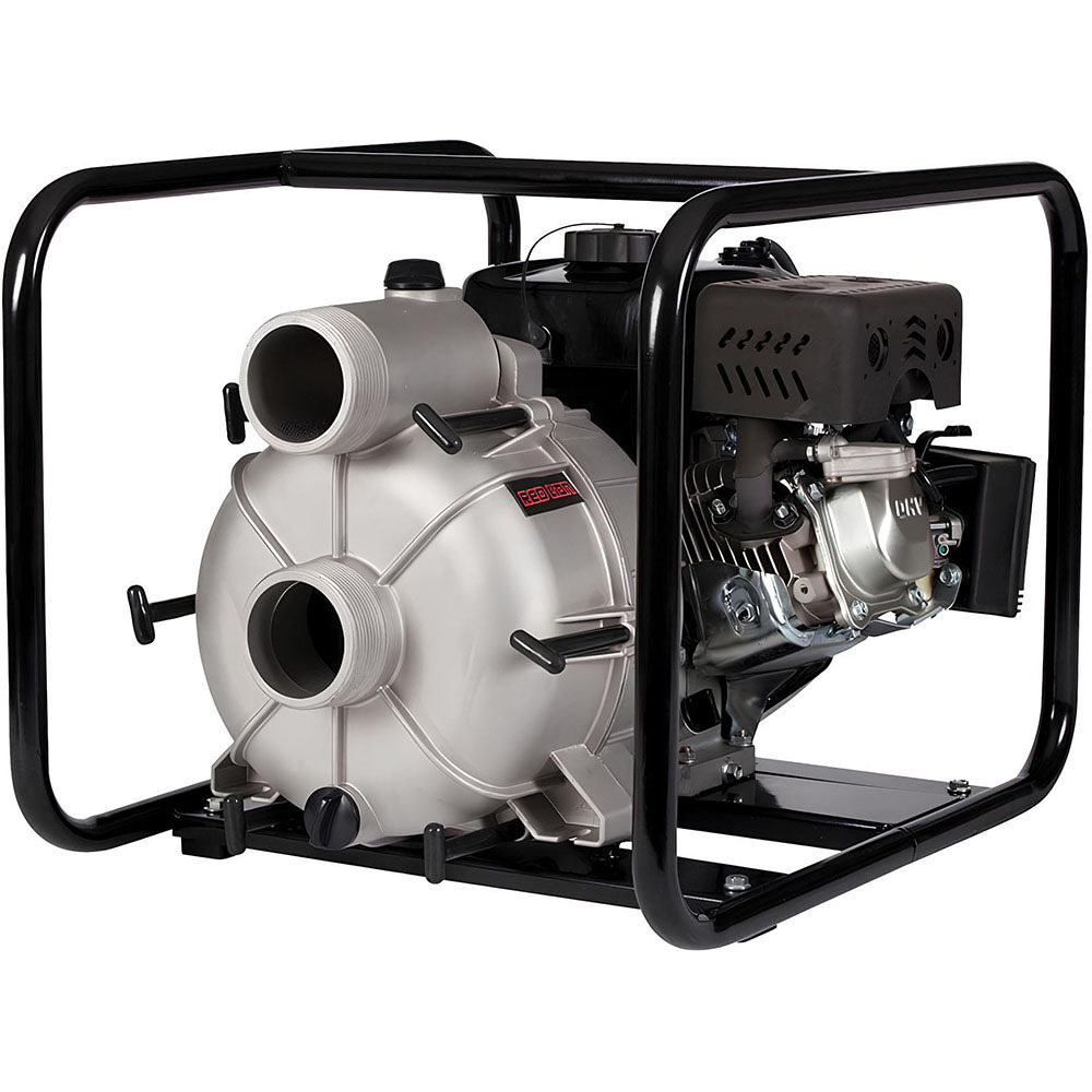 Red Lion Engine Driven Aluminum Trash Pump 208cc 3in Intake/Discharge, large image number 1