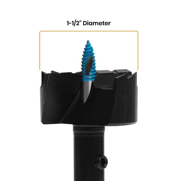 Spyder 1-1/2 Inch Self-Feed Drill Bit, for Woodworking, large image number 5
