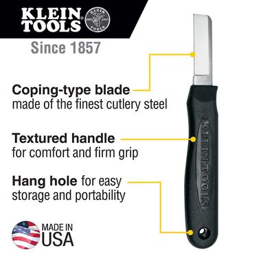 Klein Tools Cable Splicer's Knife, large image number 1