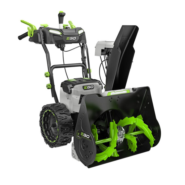 EGO POWER+ 24 Inch Two-Stage Self-Propelled Snow Blower Kit with Two 6 Ah Batteries and Dual Port Charger, large image number 1