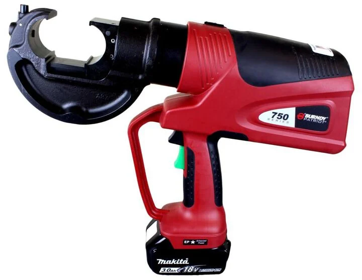 Burndy 12-Ton C-head Crimper 18V Li-Ion