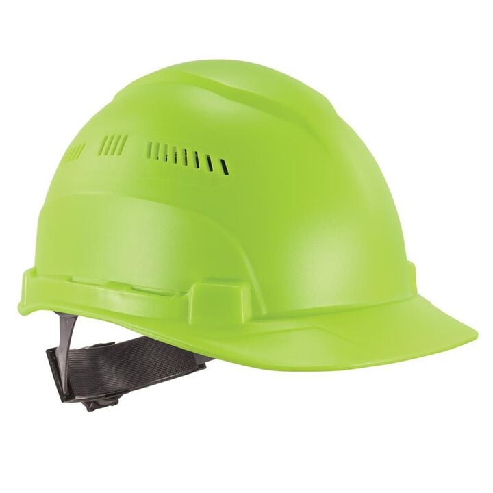 Ergodyne Skullerz 8966 Lightweight Cap Style Hard Hat Vented Class C Lime