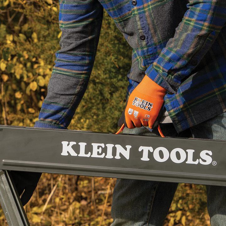 Klein Tools Winter Knit Dip Gloves, Cut A1, M, large image number 6