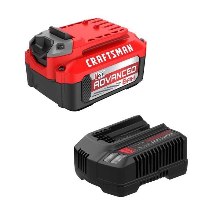 CRAFTSMAN V20 6Ah Advanced Battery Starter Kit