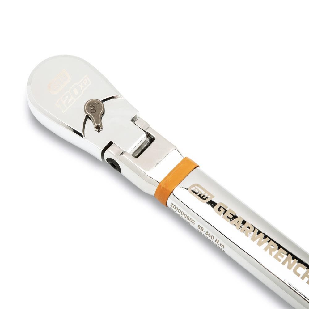 GEARWRENCH 120XP 1/2 Inch Drive Flex Head Electronic Torque
